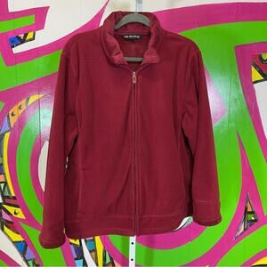 Lady Hathaway, Red Fleece Jacket. Size XL. In excellent condition!